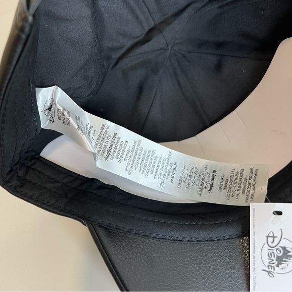 NWT Walt Disney World Faux Leather Baseball Cap 50th Aniversary Collection - Picture 6 of 10